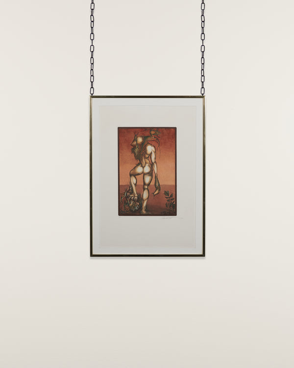 Steine by Dietrich Schuchardt , 1977 - Print, hanging on a white background