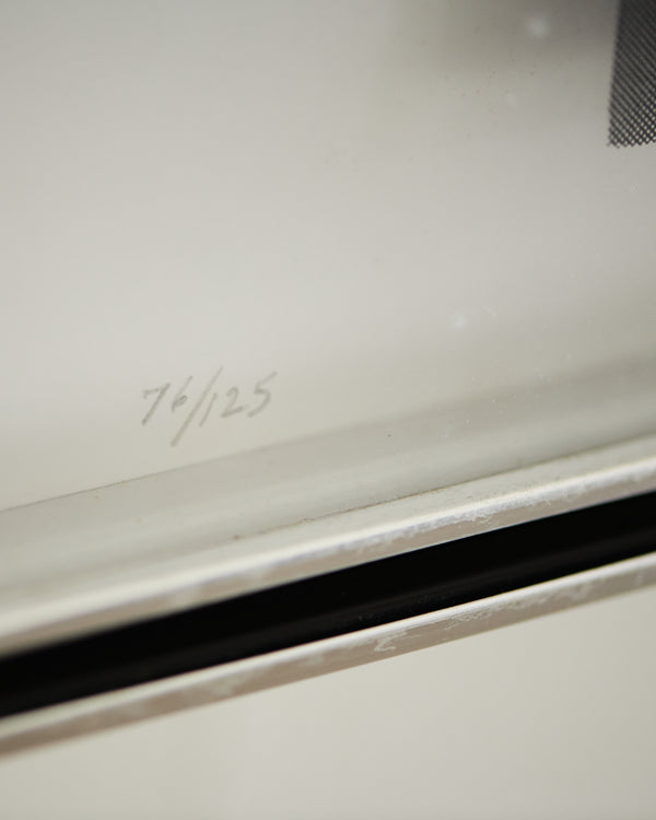 Four in the Morning by Louise Nevelson , 1966 - Mixed Media close up of numbered print